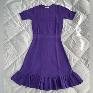 Sezane Sinia Dress Ultra Violet - Size XS